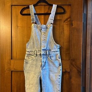 We The Free Light Blue Denim Jumpsuit